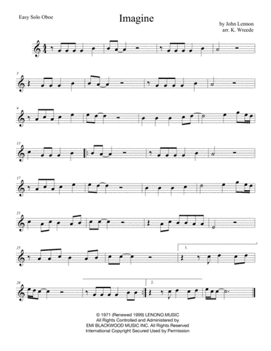 Imagine (arr. K. Wreede)