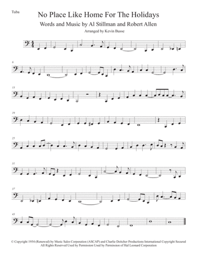 (There's No Place Like) Home For The Holidays (arr. Kevin Busse)