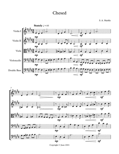 Chesed for String Orchestra