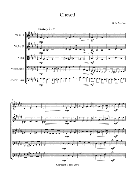 Chesed for String Orchestra