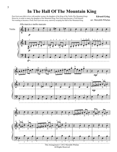 Classical Duets for Recorder & Piano:  In The Hall of The Mountain King (arr. Meredith Whelan)