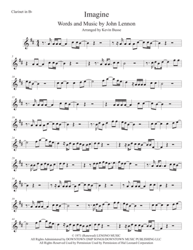 Imagine (arr. Kevin Busse)