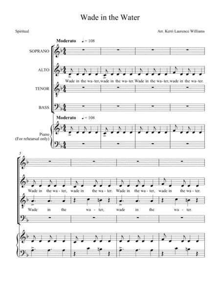 Wade in the Water (arr. Kerri Laurence Williams)