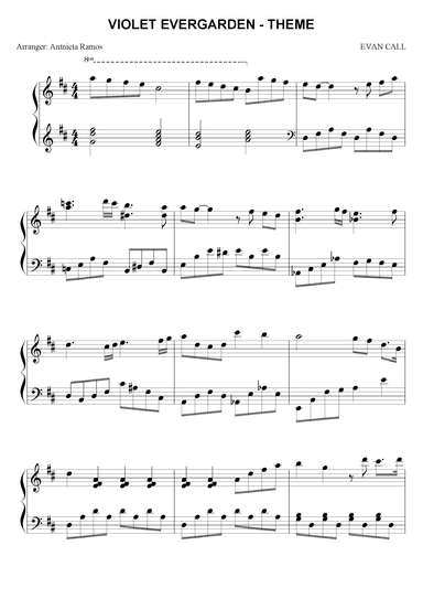 Violet Evergarden Op (arr. Antonieta Ramos Valverde)