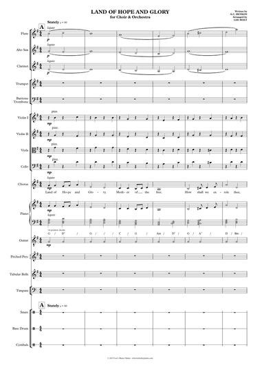 Land Of Hope And Glory - Bgt (arr. Lee Holt)