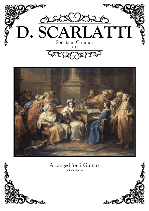 Keyboard Sonata in G minor (Arr. for 2 Guitars), K.12 (arr. Pedro Nunes)