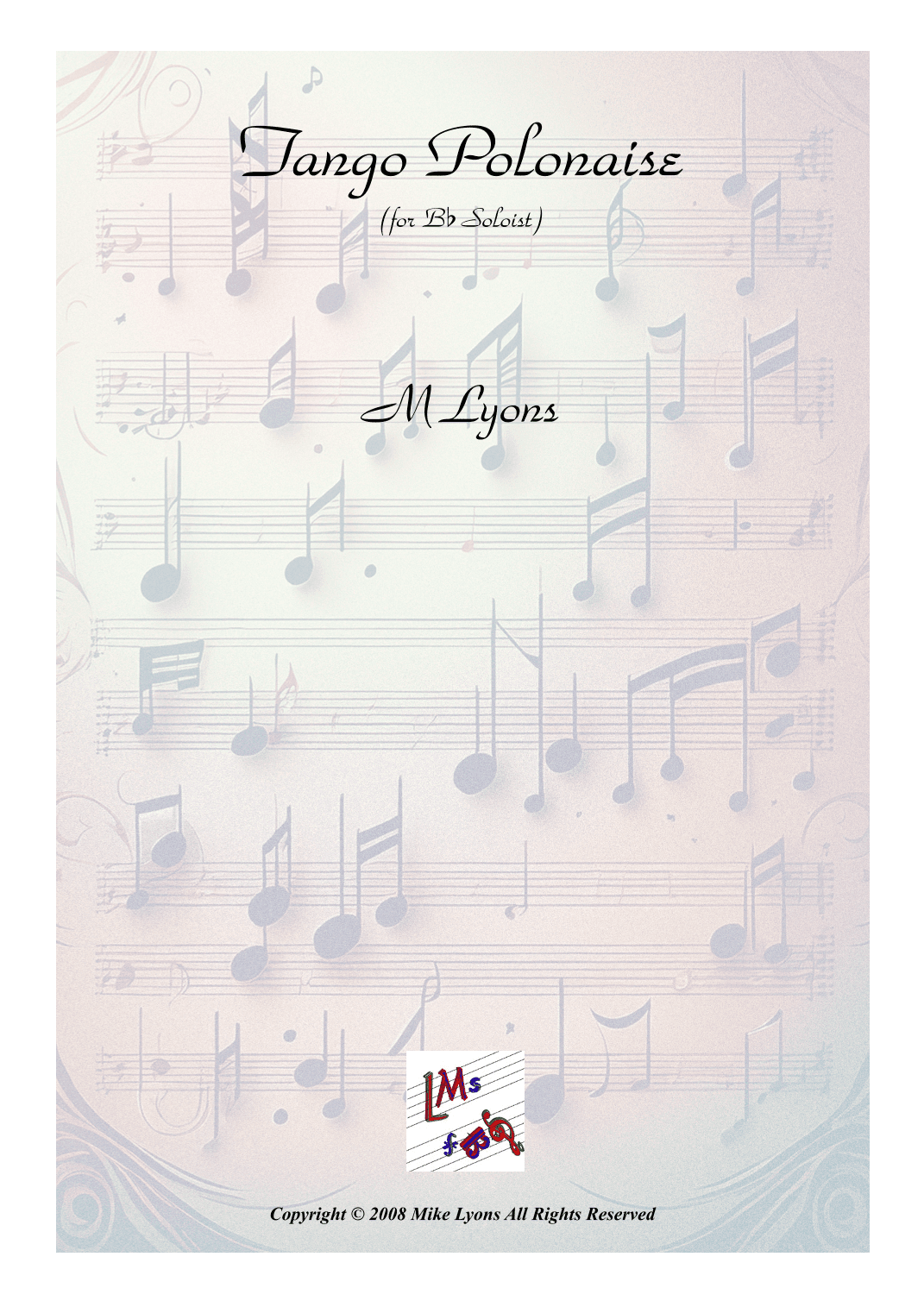 Tango Polonaise for any Bb Soloist and Piano