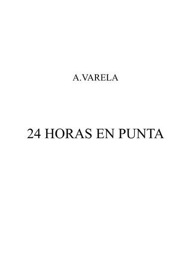'24 Horas en Punta' for string trio