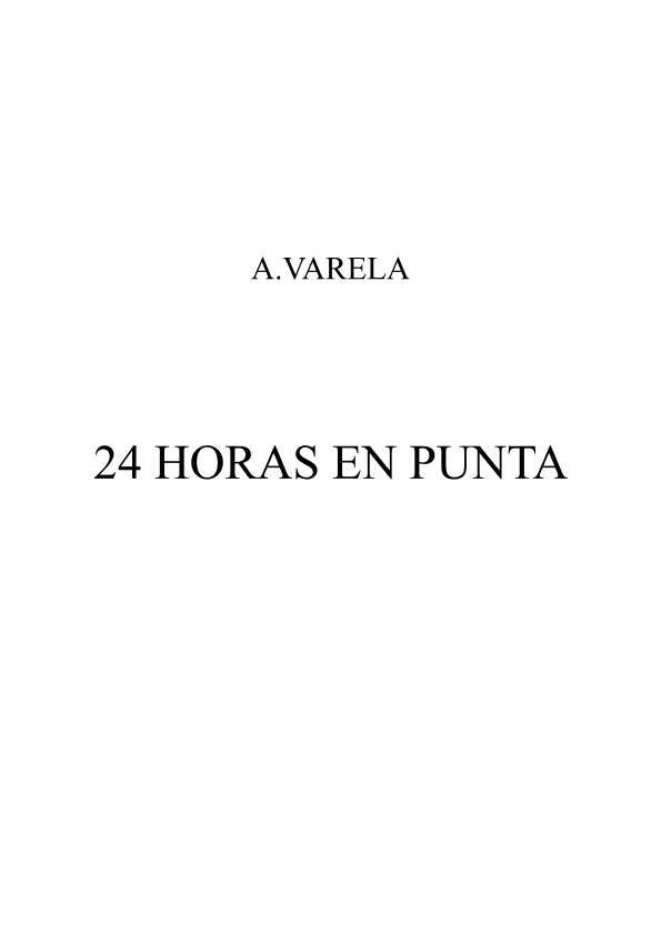 '24 Horas en Punta' for string trio