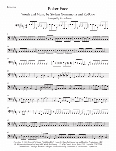Poker Face (arr. Kevin Busse)