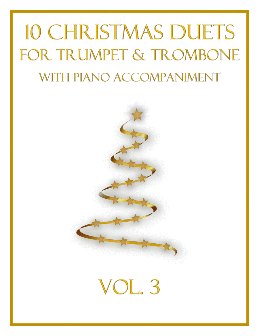10 Christmas Duets for Trumpet and Trombone with Piano Accompaniment (Vol. 3) (arr. B. C. Dockery)
