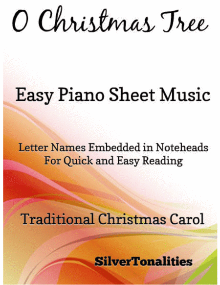 O Christmas Tree Easiest Piano Sheet Music (arr. SilverTonalities)