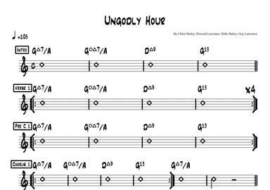 Ungodly Hour (arr. Lef Germenlis)