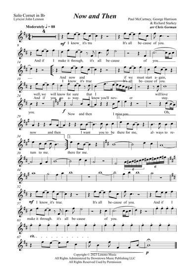 Now And Then (arr. Chris Gorman)
