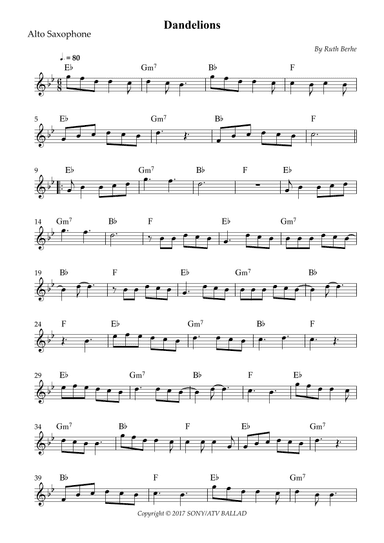 Dandelions (arr. Wesley S. SIlva)