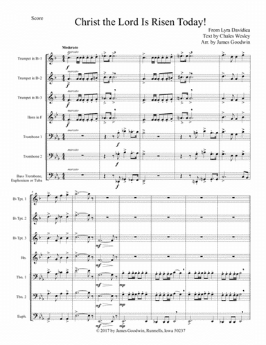 Christ the Lord Is Risen Today (arr. James Goodwin)