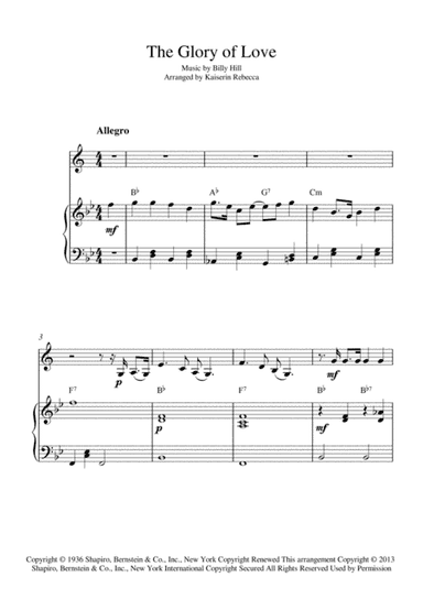 The Glory Of Love (arr. Kaiserin Rebecca)