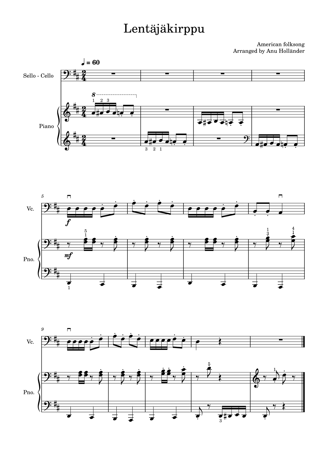 Soittosalkku: Lentäjäkirppu (Flying Flea) (arr. Anu Holländer)
