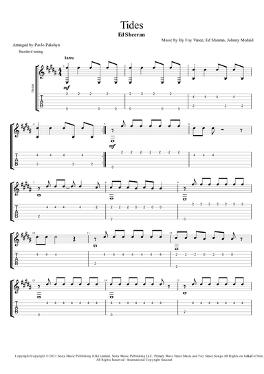 Tides (arr. Pavlo Pakshyn)