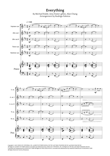 Everything (arr. Rodrigo Faleiros)