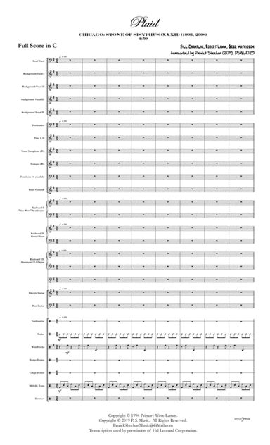 Plaid (arr. Patrick Sheehan)
