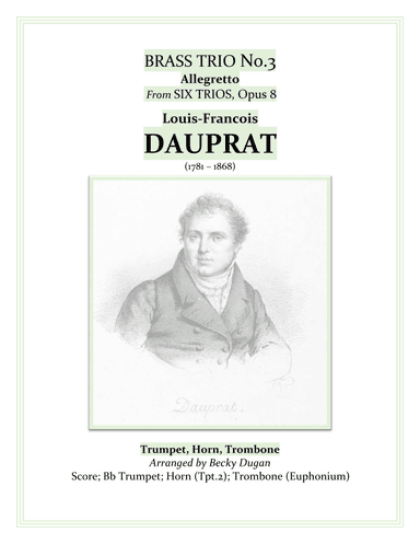 TRIO No. 3, Op. 8 - Allegretto (arr. Becky Dugan)