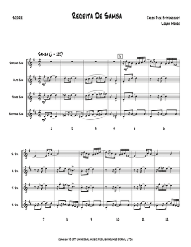 Receita De Samba (arr. Logan Moore)