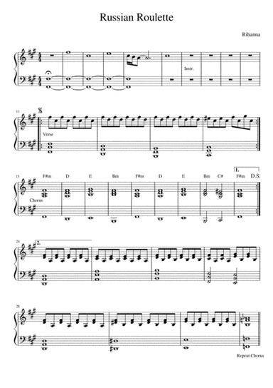 Russian Roulette (arr. Francesca Chiofalo)