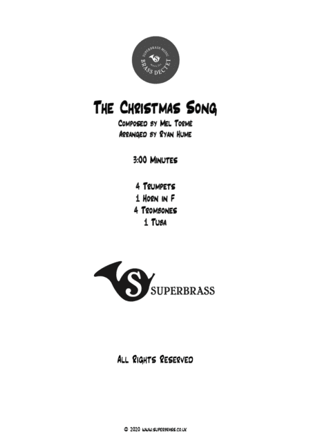 The Christmas Song (chestnuts Roasting On An Open Fire) (arr. Ryan Hume)