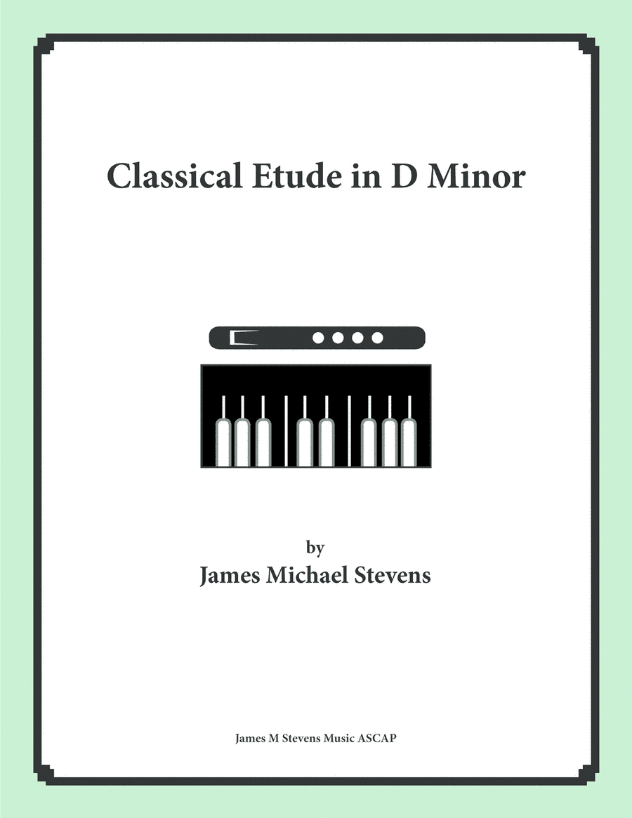 Classical Etude in D Minor - Alto Flute & Piano