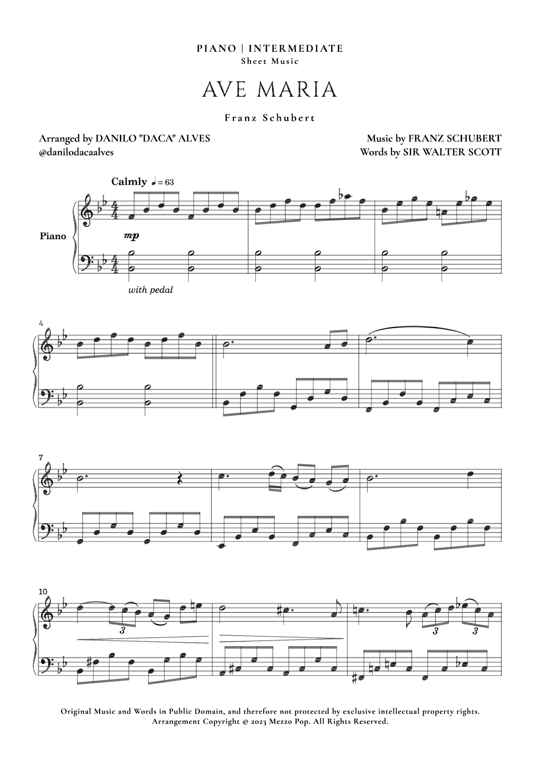 Ave Maria (arr. Danilo "Daca" Alves)
