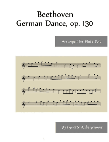 German Dance, op. 130 - Flute Solo (arr. Lynette Auberjeunois)