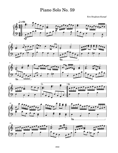 Piano Solo No. 59