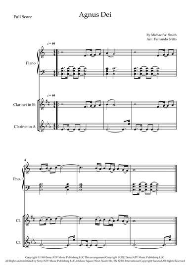 Agnus Dei (arr. Fernando Britto)