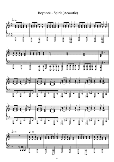 Spirit (arr. Beyonce)