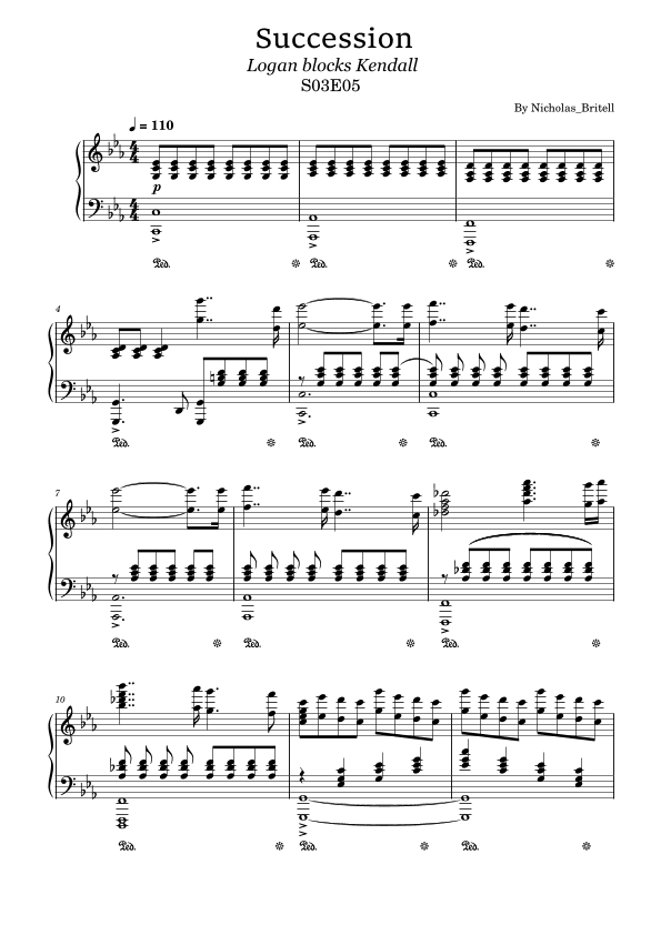 Succession Theme (arr. poon)