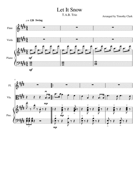 Let It Snow! Let It Snow! Let It Snow! (arr. Timothy Clark)