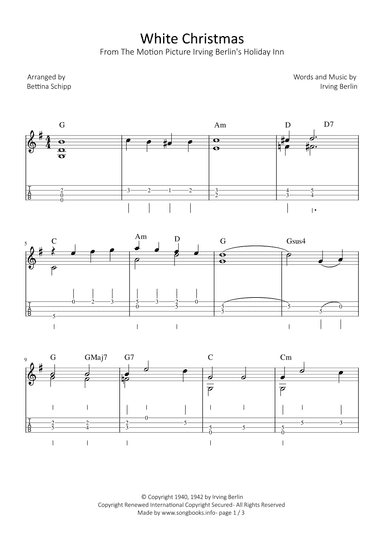 White Christmas (arr. Bettina Schipp)