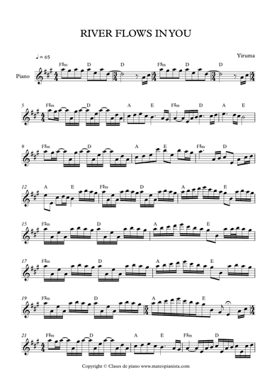 River Flows In You (arr. Mateo Aguilar)
