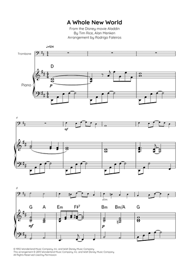 A Whole New World (arr. Rodrigo Faleiros)