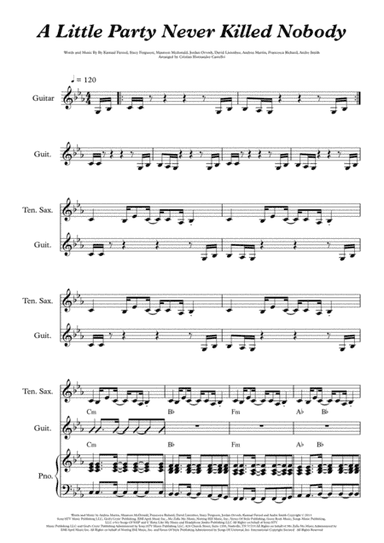 A Little Party Never Killed Nobody (all We Got) (arr. Cristian Hernandez Castellvi)