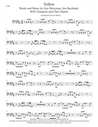 Yellow (arr. Kevin Busse)