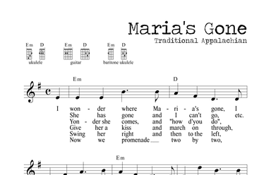Maria's Gone (Appalachian Dance) (arr. M. Ryan Taylor)