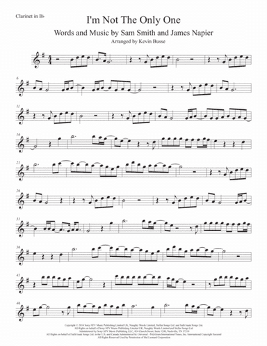 I'm Not The Only One (arr. Kevin Busse)