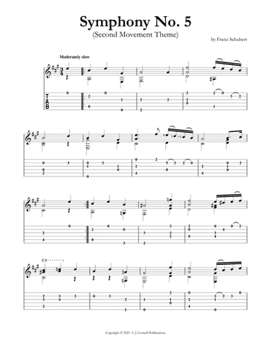 Symphony No. 5 (Second Movement Theme) (arr. Mark Phillips)