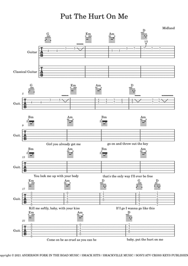 Put The Hurt On Me (arr. The Smelly Tele)