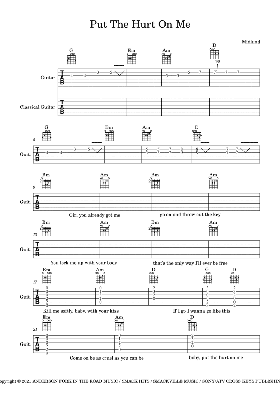 Put The Hurt On Me (arr. The Smelly Tele)