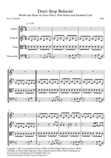 Don't Stop Believin' (arr. G Streeks)