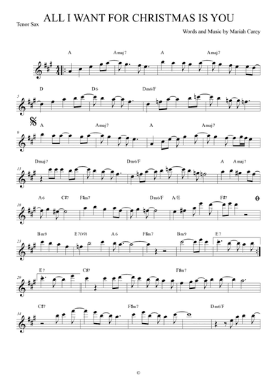 All I Want For Christmas Is You (arr. Anderson Quevedo)