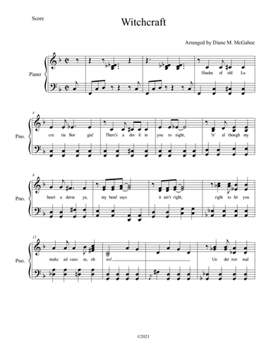 Witchcraft (arr. Diane M. McGahee)